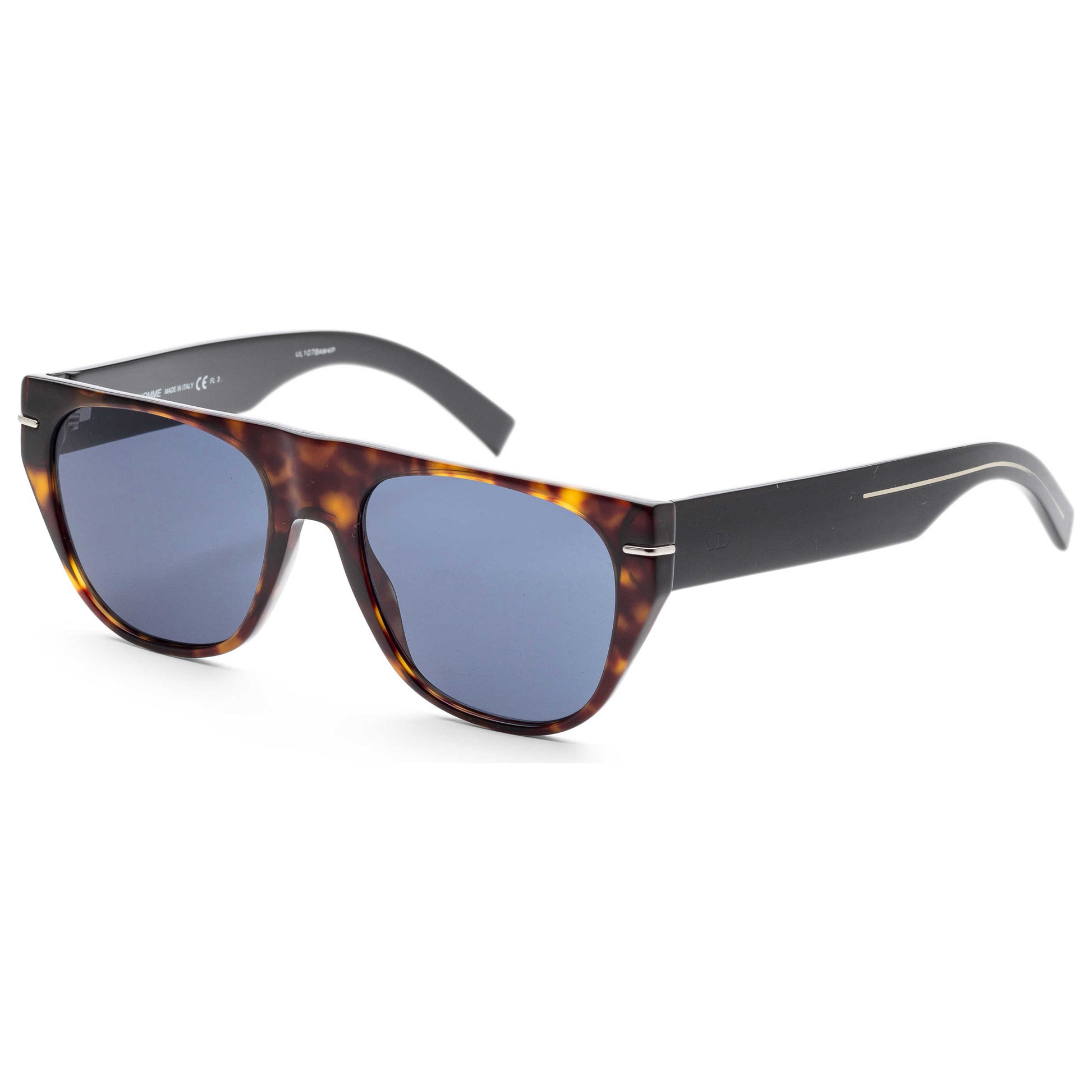 Front view of Christian Dior Homme Black Tie Men's Sunglasses BLACK257S-0086-KU