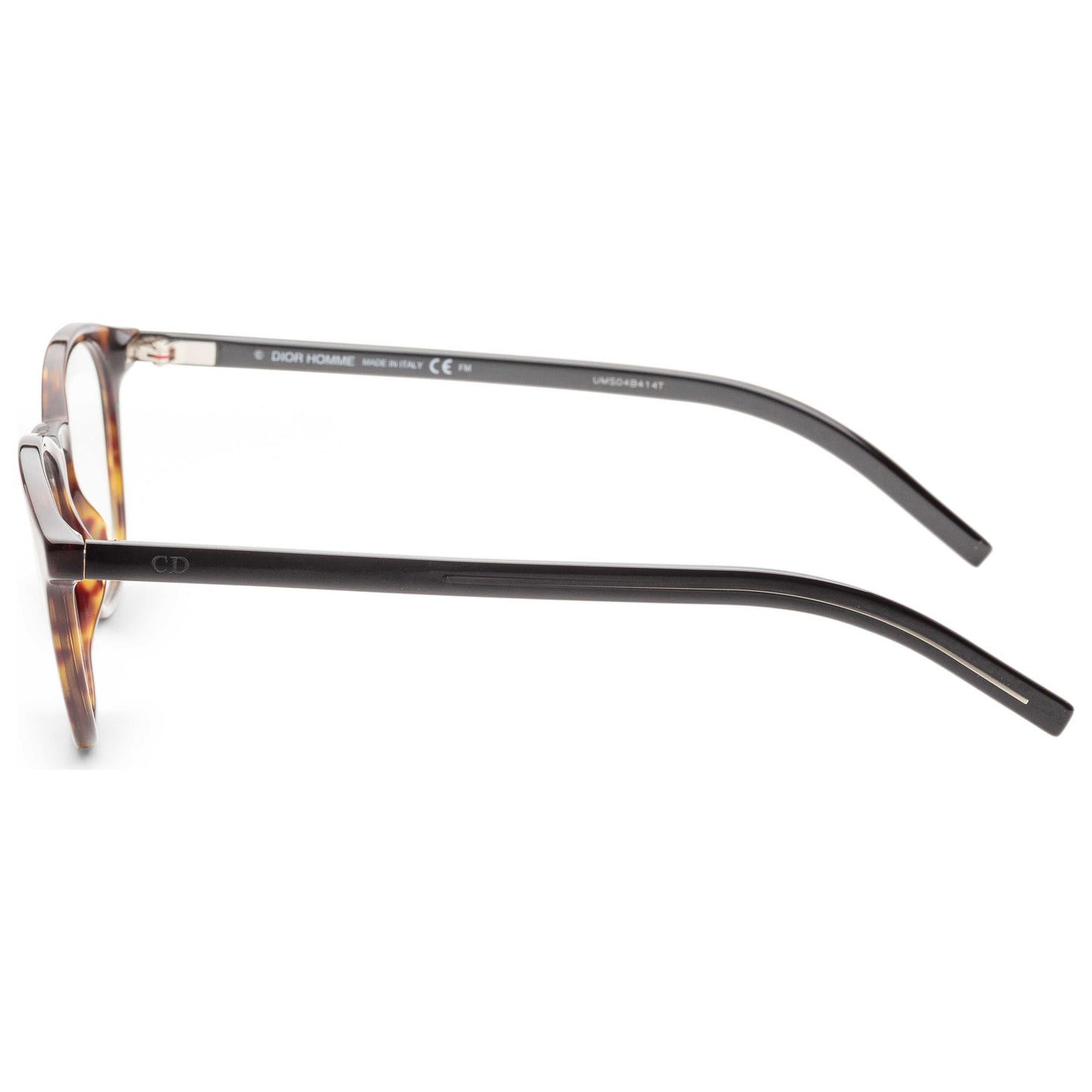 Left view of Christian Dior Homme Black Tie Men's Opticals BLACK260-0086-54