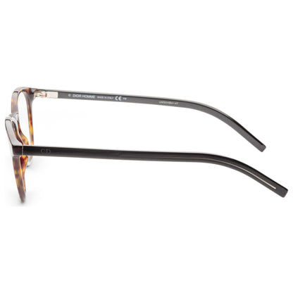 Left view of Christian Dior Homme Black Tie Men's Opticals BLACK260-0086-54