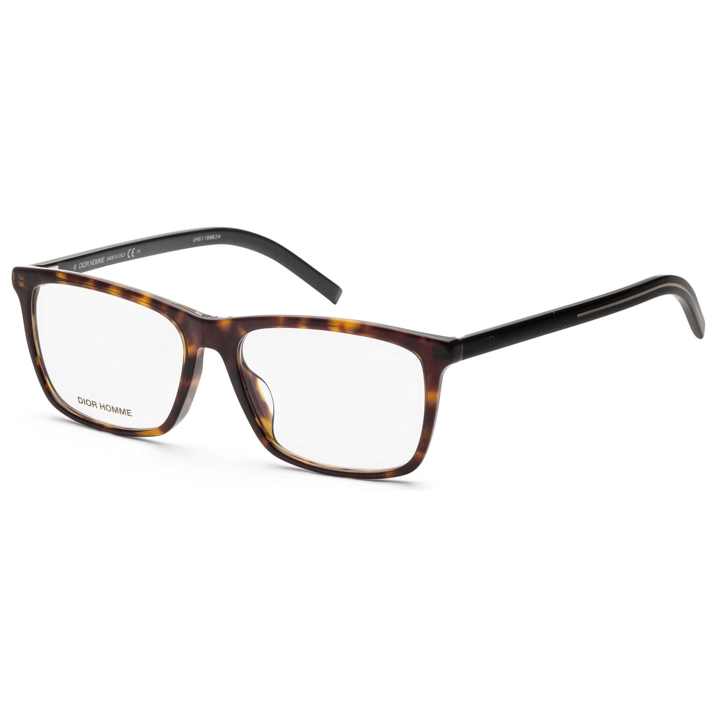 Front view of Christian Dior Homme Black Tie Men's Opticals BLACK261F-86-55-16