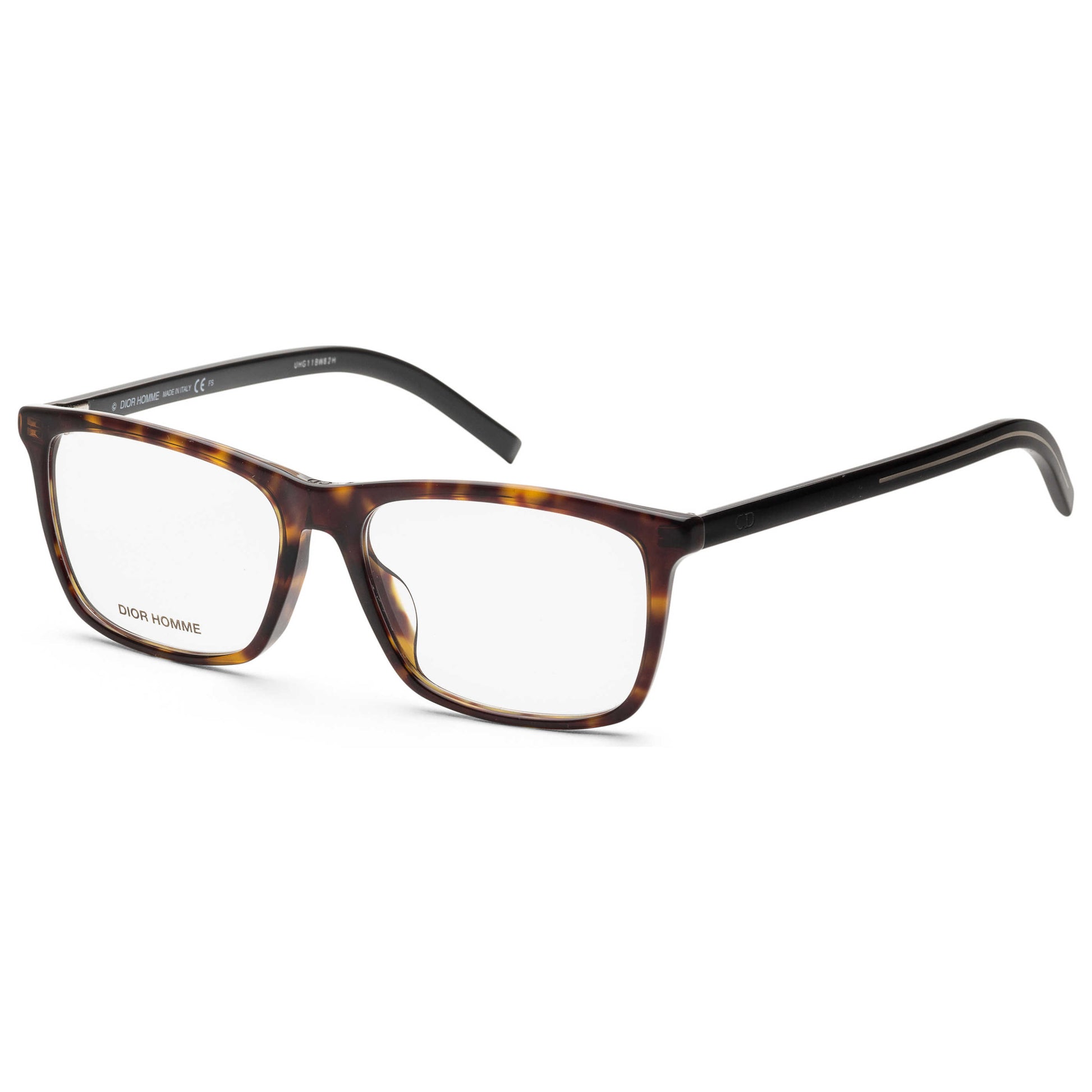 Front view of Christian Dior Homme Black Tie Men's Opticals BLACK261F-86-55-16