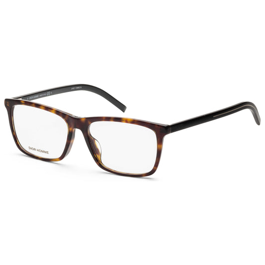 Front view of Christian Dior Homme Black Tie Men's Opticals BLACK261F-86-55-16