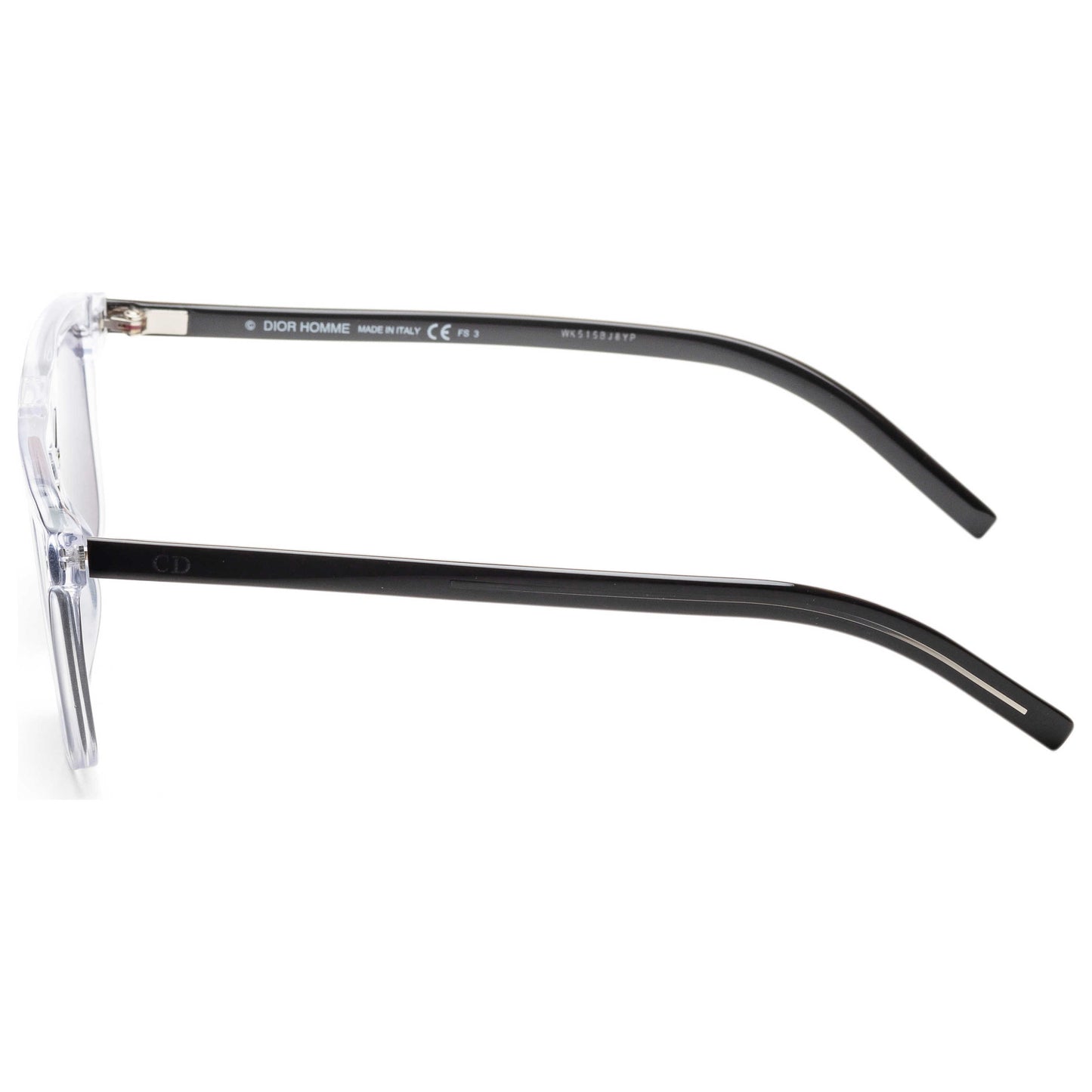 Left view of Christian Dior Homme Black Tie Men's Sunglasses BLACK262S-0900-A9