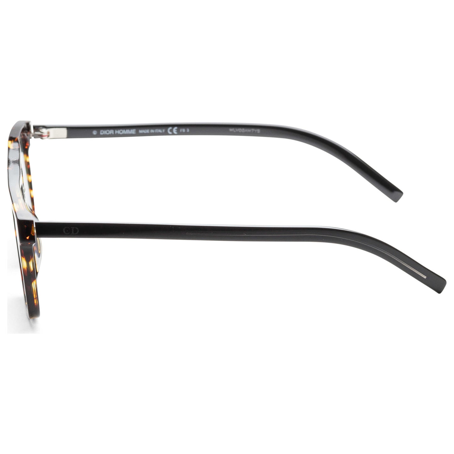 Left view of Christian Dior Homme Black Tie Men's Sunglasses BLACK262S-0EPZ-0T