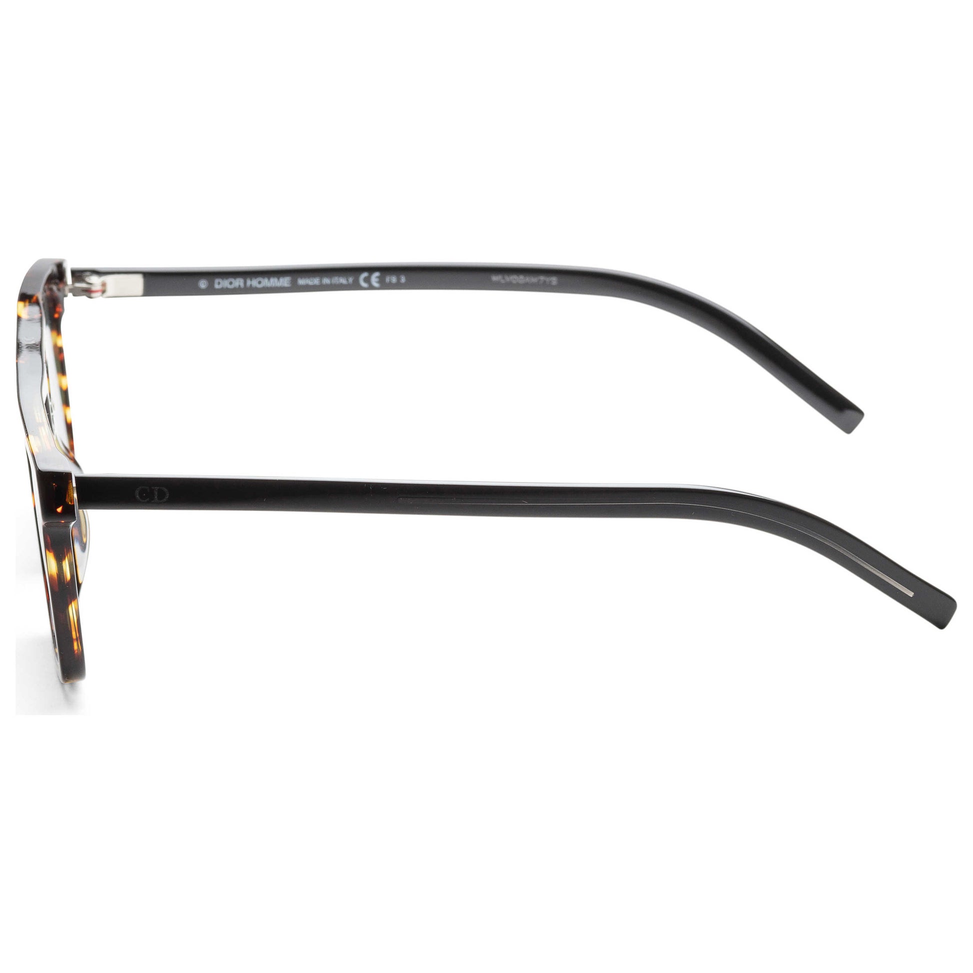 Left view of Christian Dior Homme Black Tie Men's Sunglasses BLACK262S-0EPZ-0T