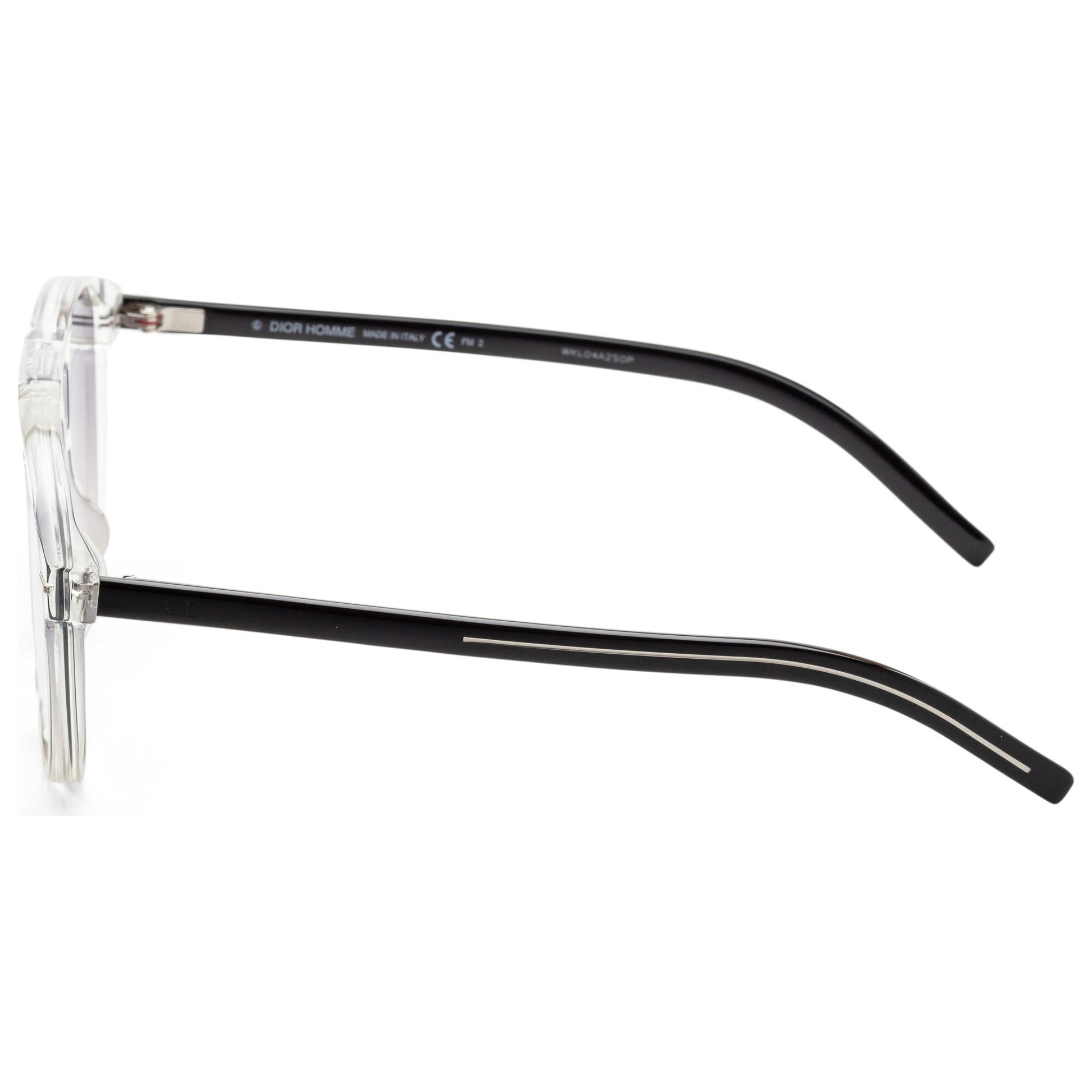 Left view of Christian Dior Homme Black Tie Men's Sunglasses BLACK263S-0900-1I