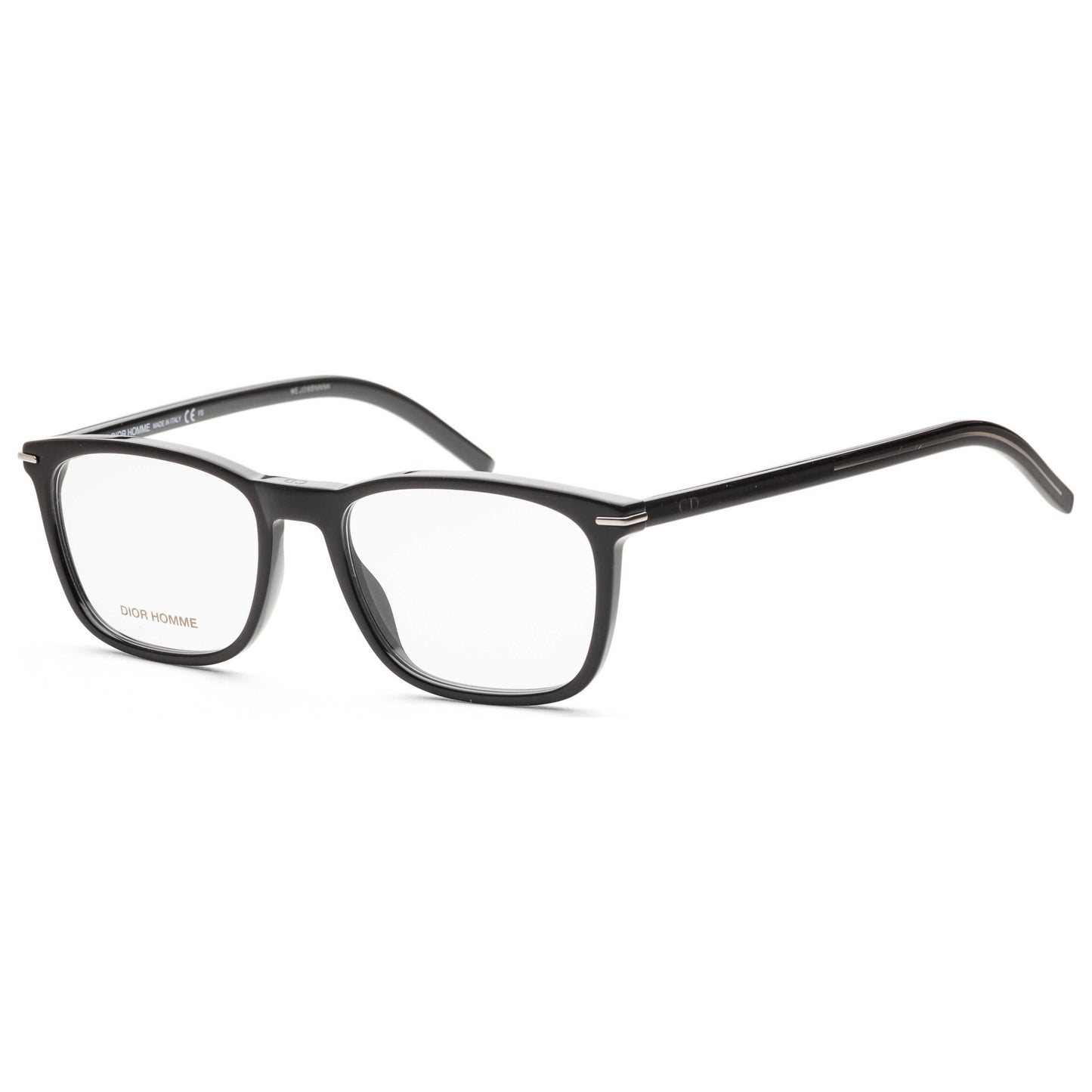 Front view of Christian Dior Homme Black Tie Men's Opticals BLACK265-0807-52