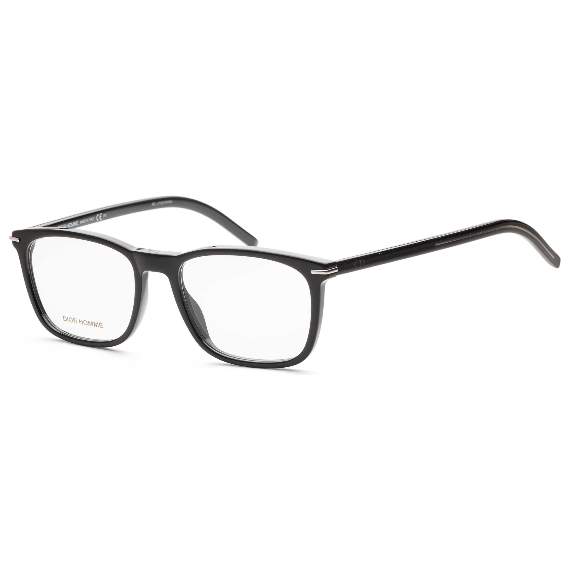 Front view of Christian Dior Homme Black Tie Men's Opticals BLACK265-0807-52