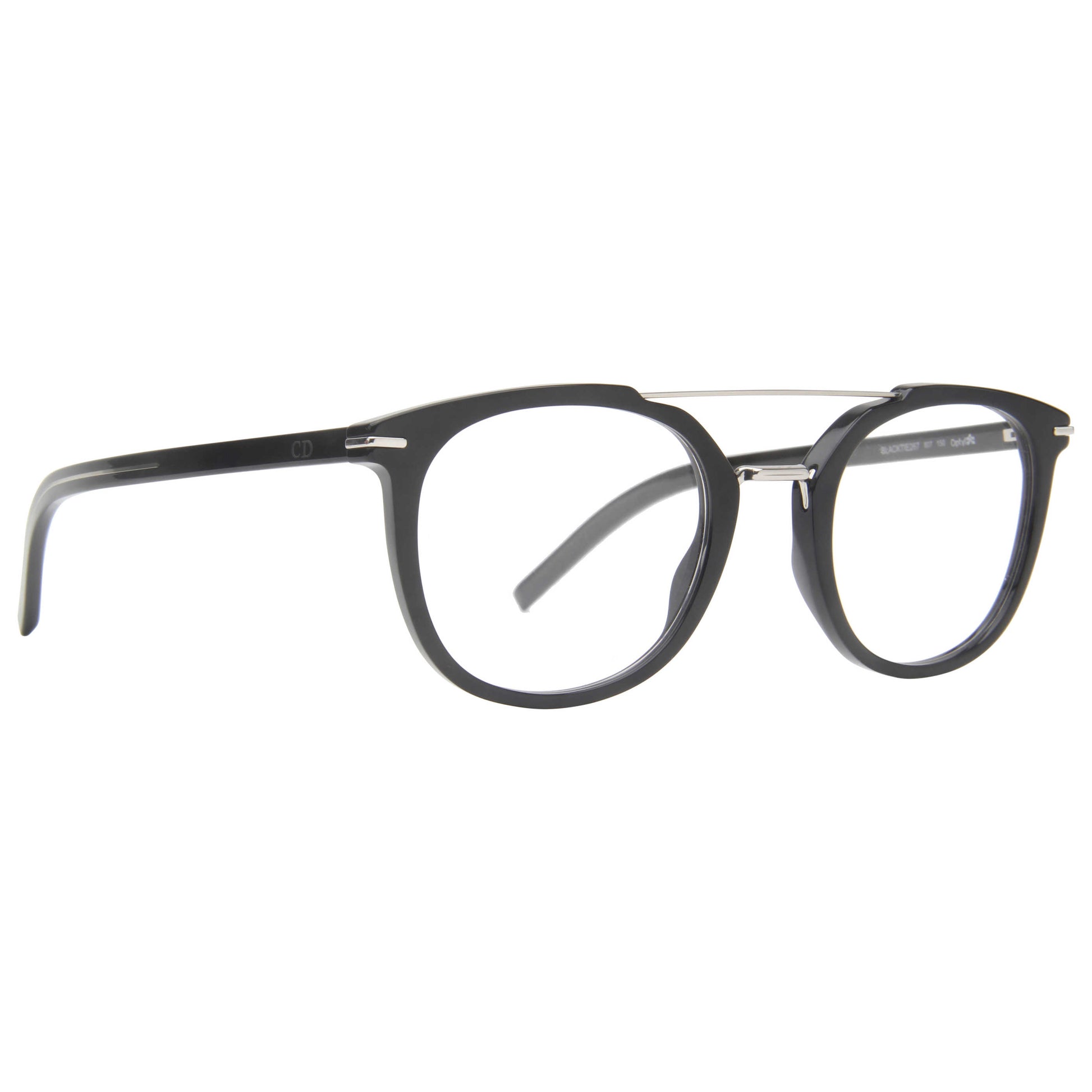 Front view of Christian Dior Homme Black Tie Men's Opticals BLACK267-807-50