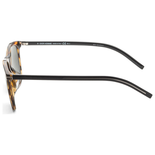 Left view of Christian Dior Homme Black Tie Men's Sunglasses BLACK268FS-0Z15-QT