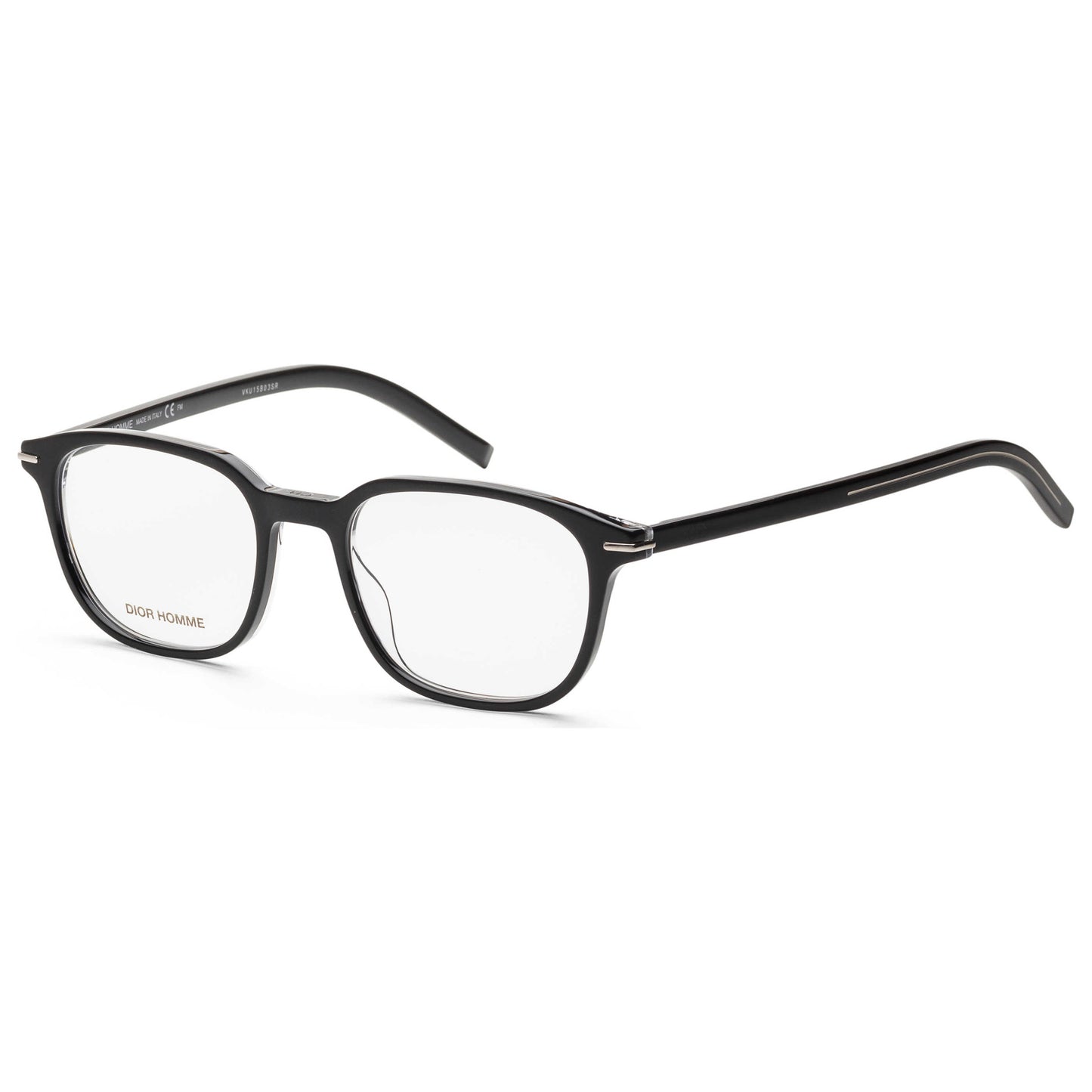 Front view of Christian Dior Homme Black Tie Men's Opticals BLACK271-0MNG-50-19