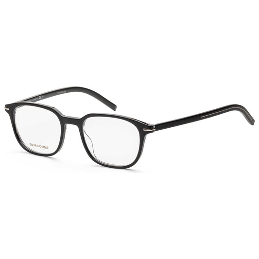 Front view of Christian Dior Homme Black Tie Men's Opticals BLACK271-0MNG-50-19