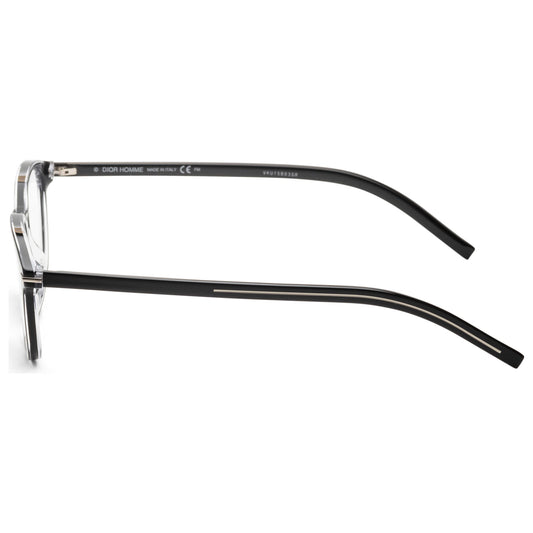 Left view of Christian Dior Homme Black Tie Men's Opticals BLACK271-0MNG-50-19