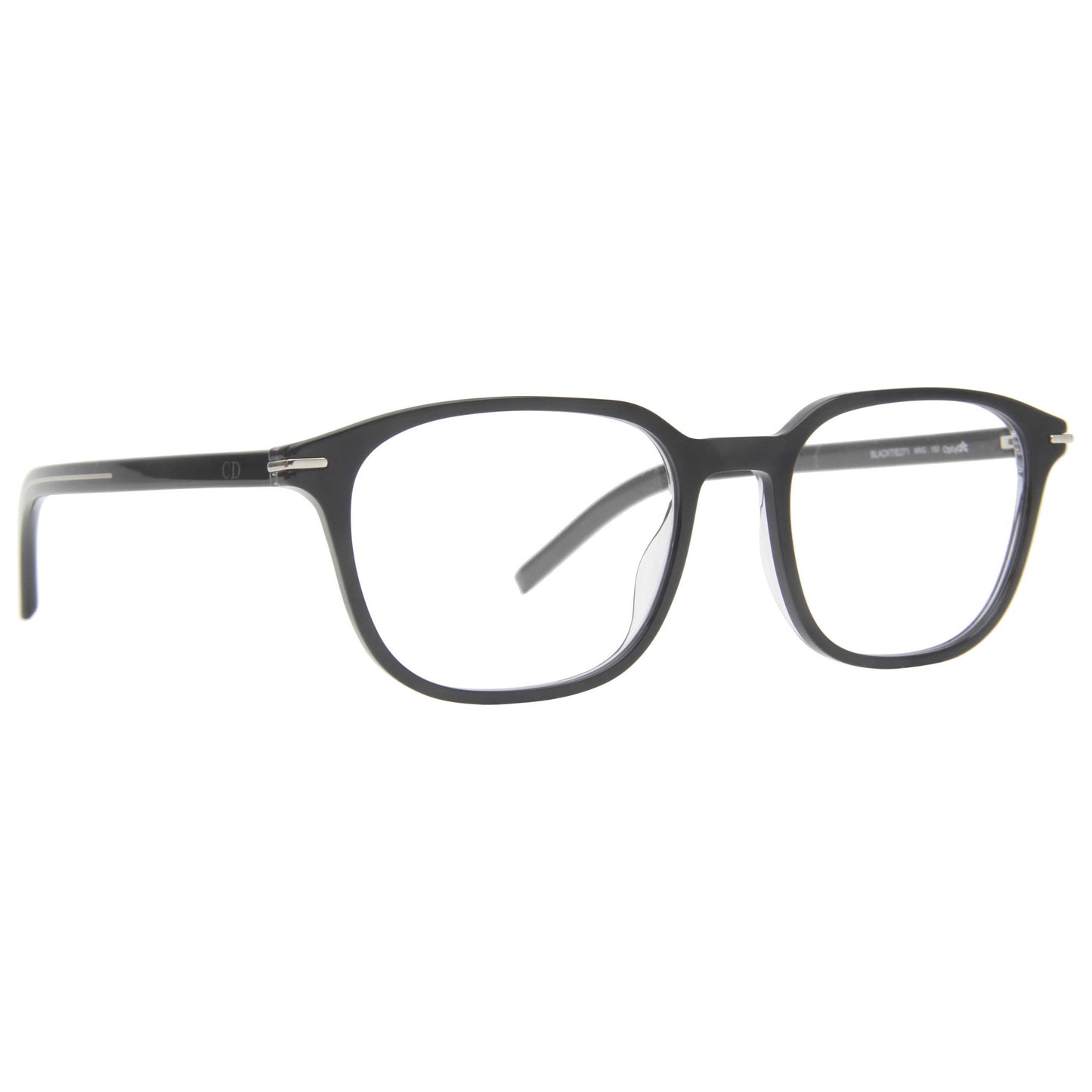 Front view of Christian Dior Homme Black Tie Men's Opticals BLACK271-0MNG-52