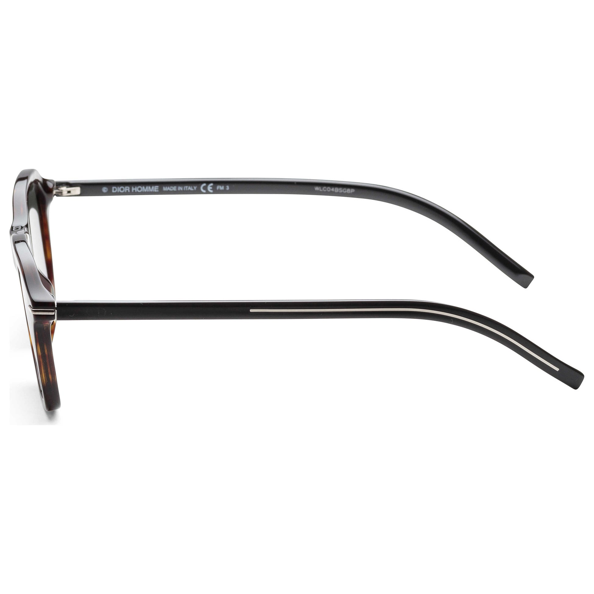 Left view of Christian Dior Homme Black Tie Men's Sunglasses BLACK273S-0086-O7