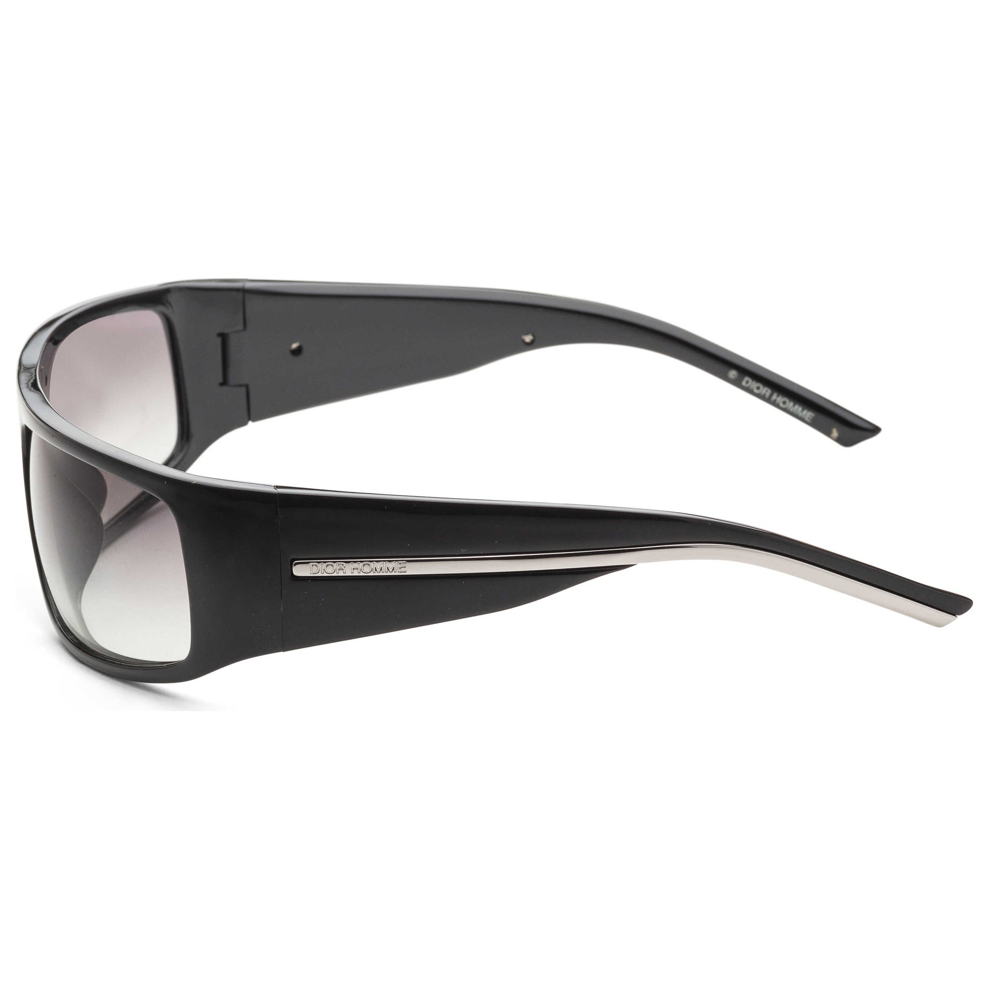 Left view of Christian Dior Homme Black Tie Women's Sunglasses BLACK65S-584-LF