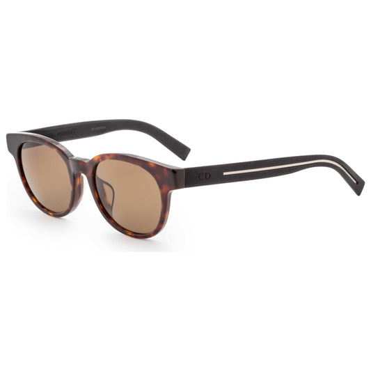 Front view of Christian Dior Homme Black Tie Men's Sunglasses BLACKTIE182FSM61