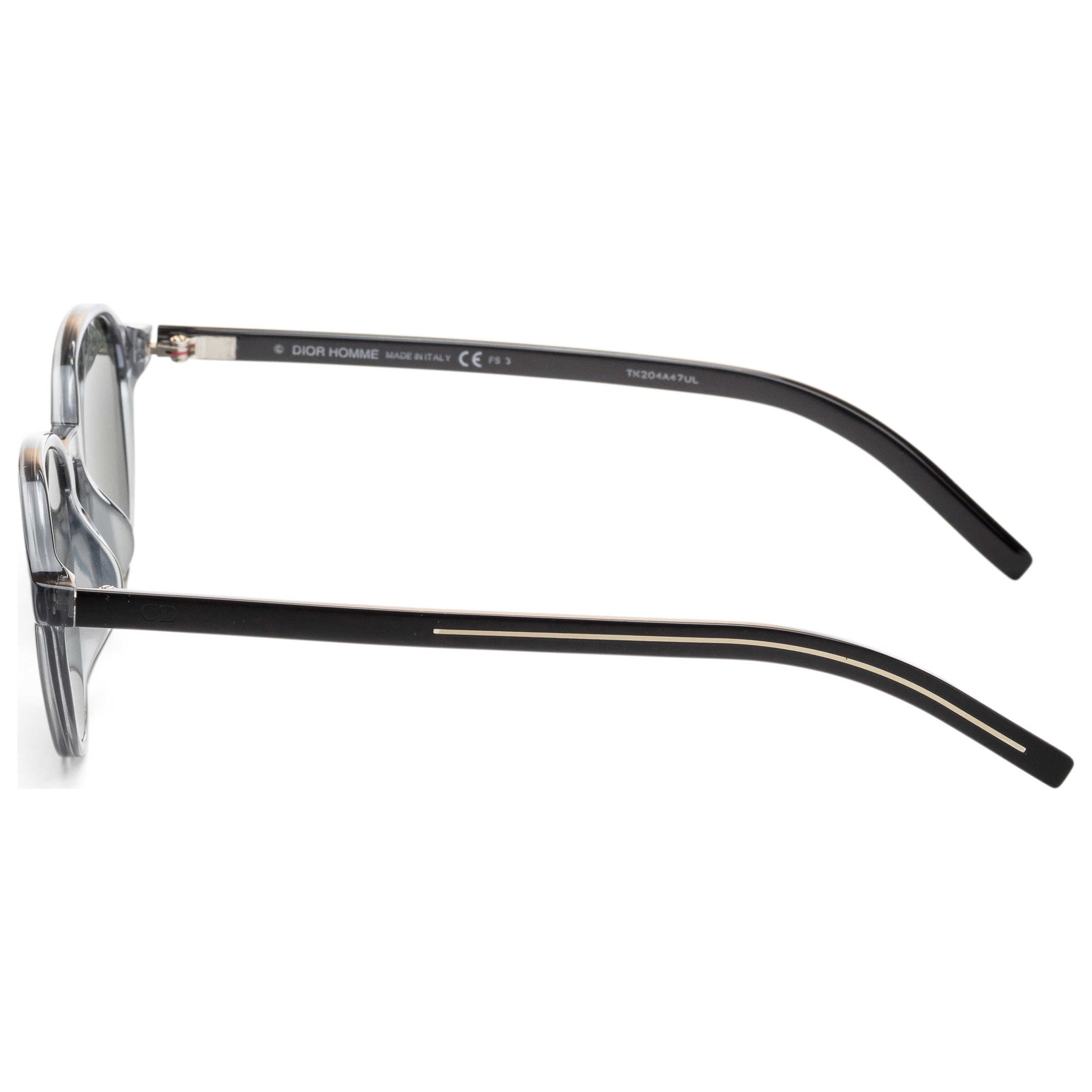 Left view of Christian Dior Homme Black Tie Men's Sunglasses BLACKTIE240S-008A-50