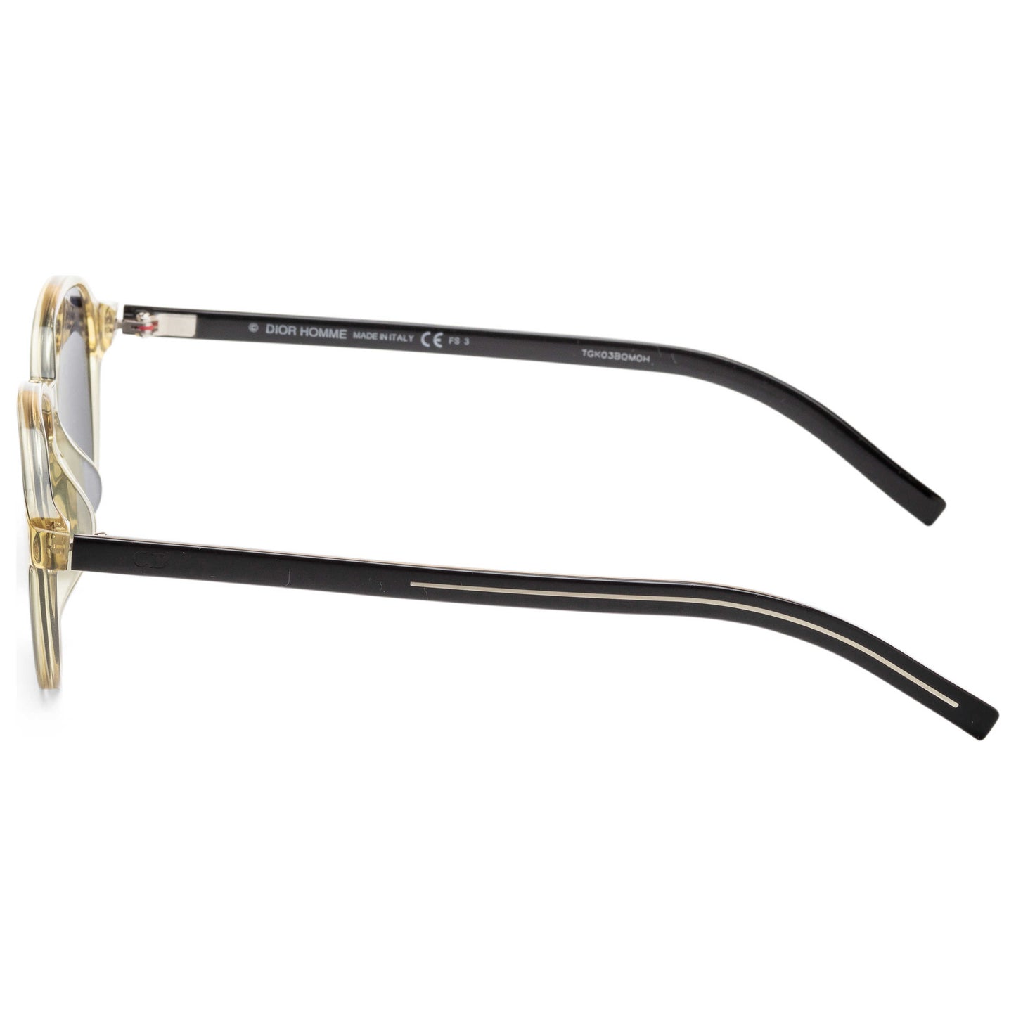 Left view of Christian Dior Homme Black Tie Men's Sunglasses BLACKTIE240S-071C-50