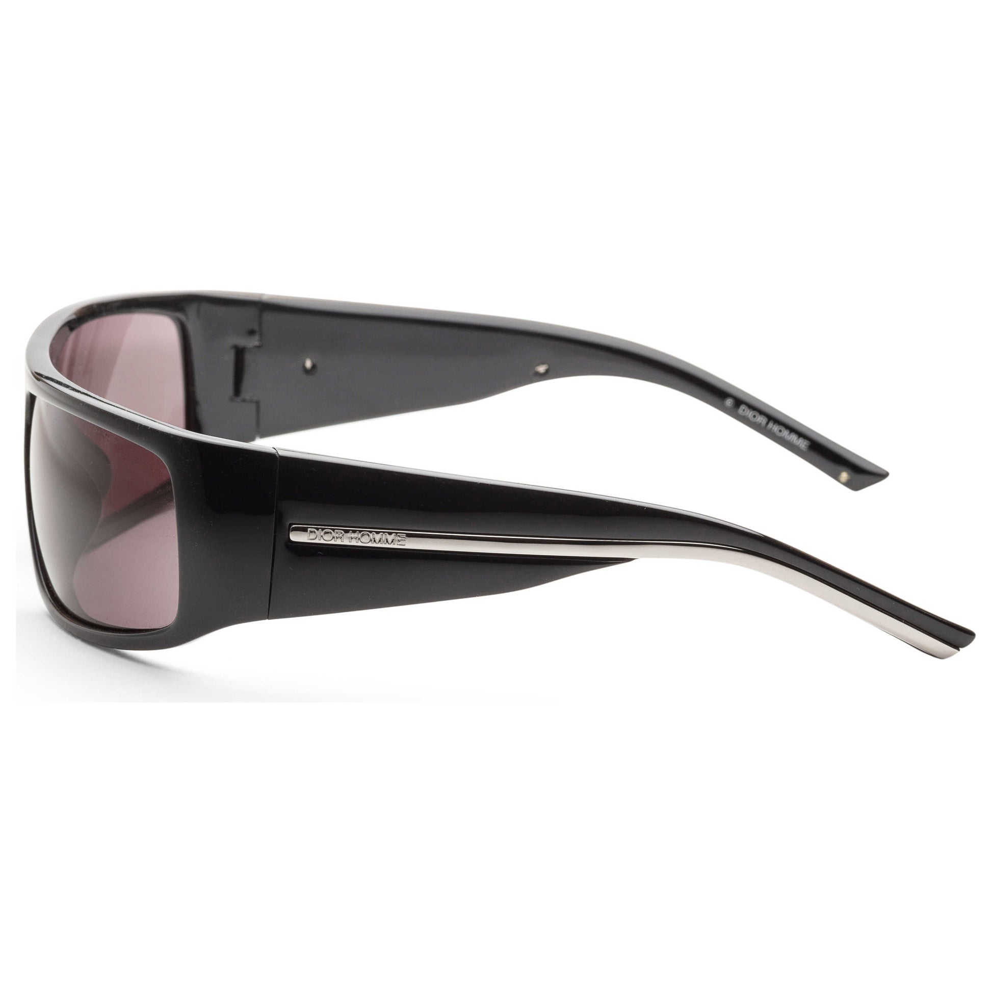 Left view of Christian Dior Homme Black Tie Men's Sunglasses BLACKTIE65S-CRGRSC-BN