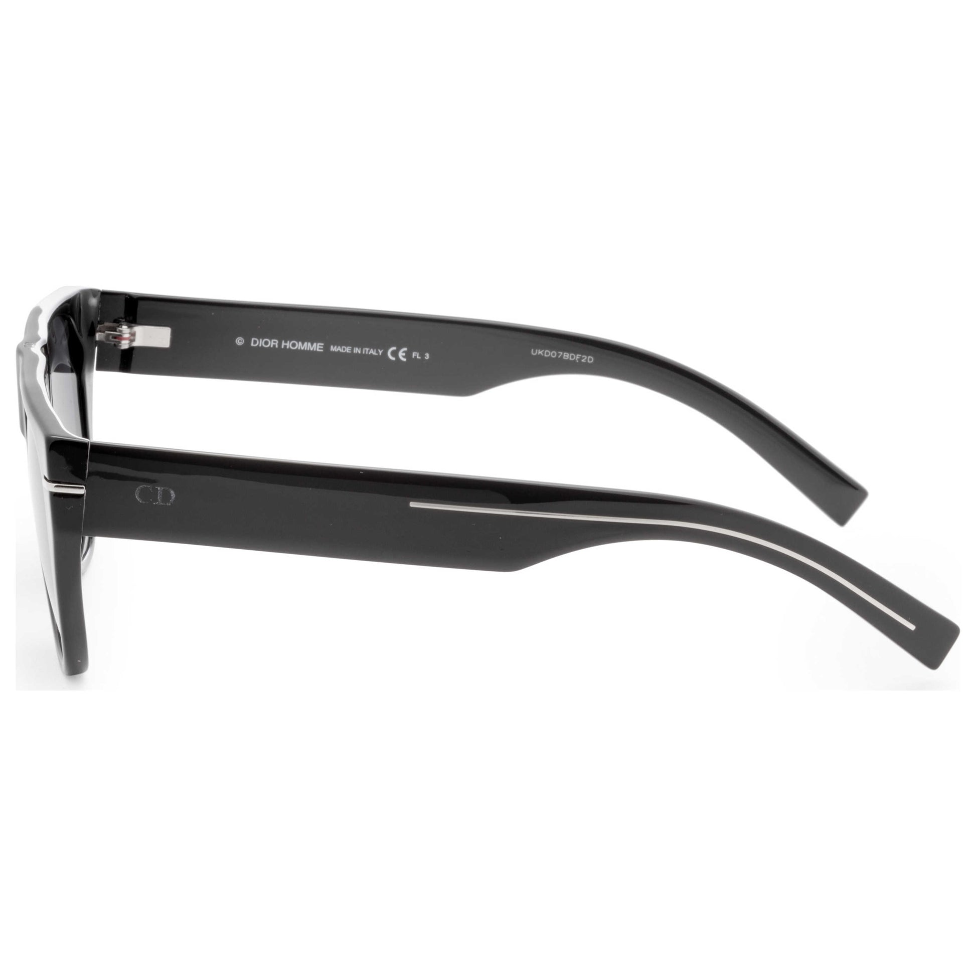 Back view of Christian Dior Homme Black Tie Men's Sunglasses BLKT257S807-IR