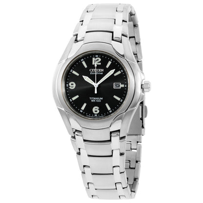 Front view of Citizen Classic Men's Solar Powered Quartz Eco-Drive Watch BM6060-57F