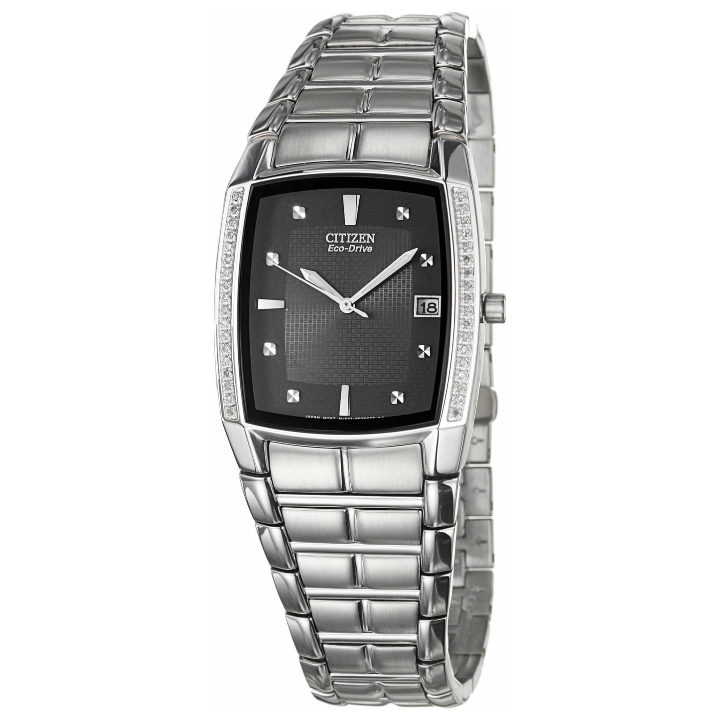 Front view of Citizen Eco-Drive Men's Solar Powered Quartz Eco-Drive Watch BM6640-57E