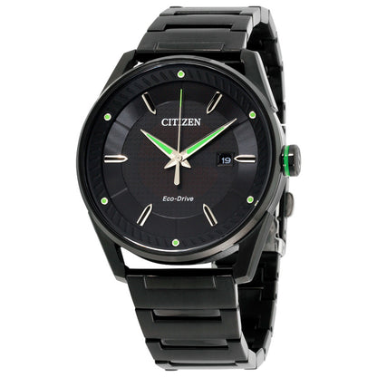 Front view of Citizen CTO Men's Solar Powered Quartz Eco-Drive Watch BM6985-55E