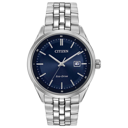 Front view of Citizen Eco-Drive Men's Solar Powered Quartz Eco-Drive Watch BM7251-53L