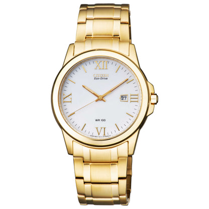 Front view of Citizen CORSO Men's Solar Watch BM7262-57A