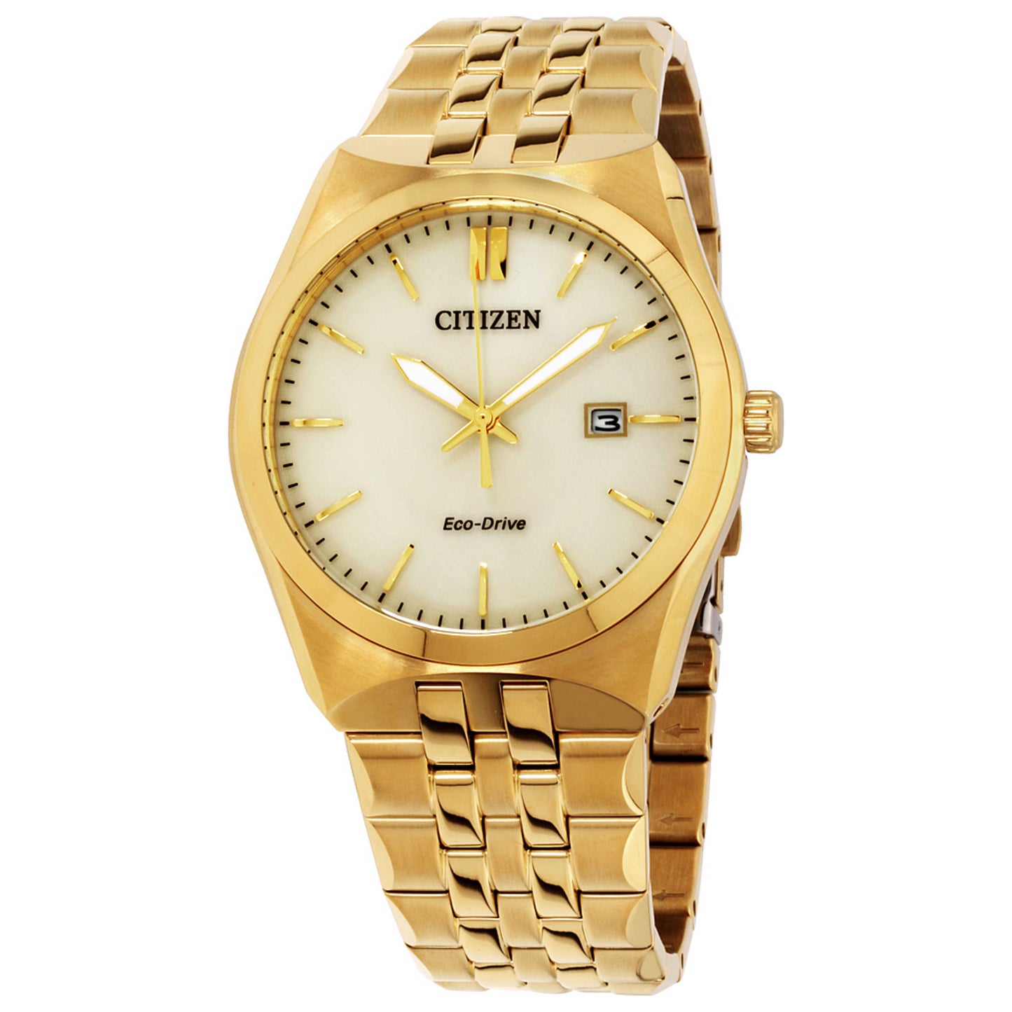 Front view of Citizen Corso Men's Solar Powered Quartz Eco-Drive Watch BM7332-53P