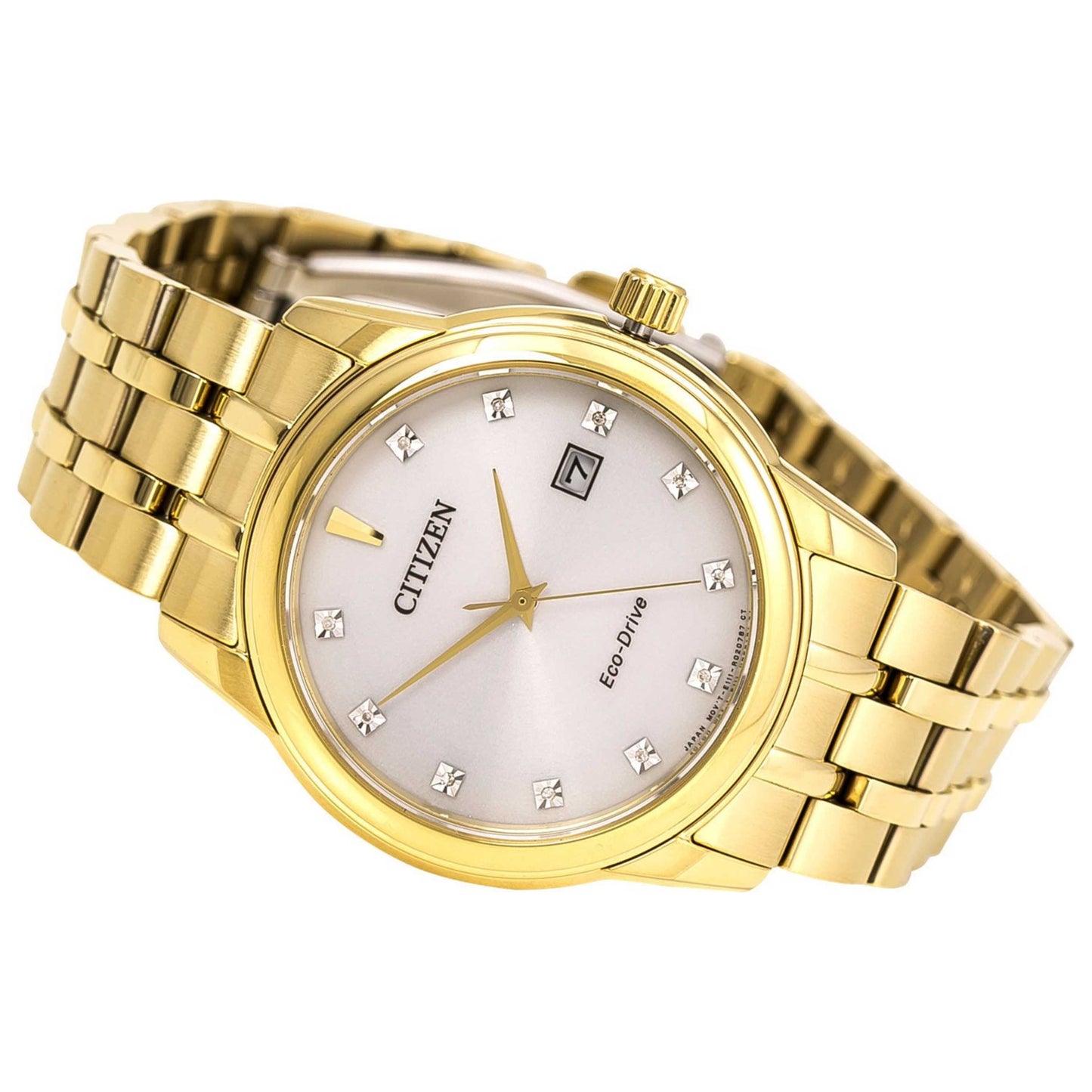 Citizen Diamond Men's Solar Powered Quartz Eco-Drive Watch BM7342-50A - Image #2