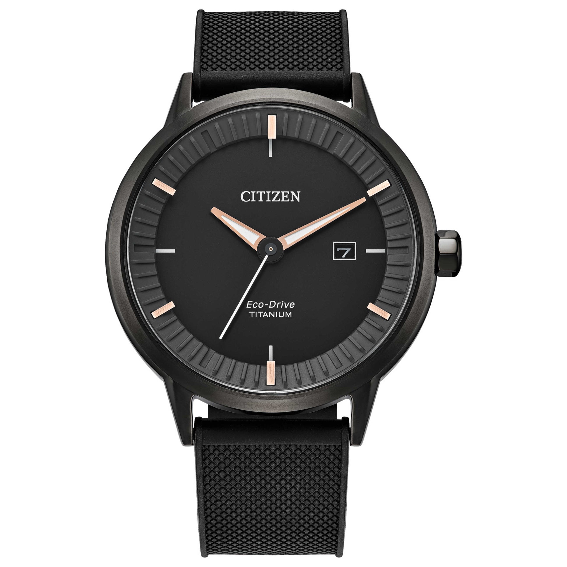 Front view of Citizen Classic Men's Solar Powered Quartz Eco-Drive Watch BM7425-11H