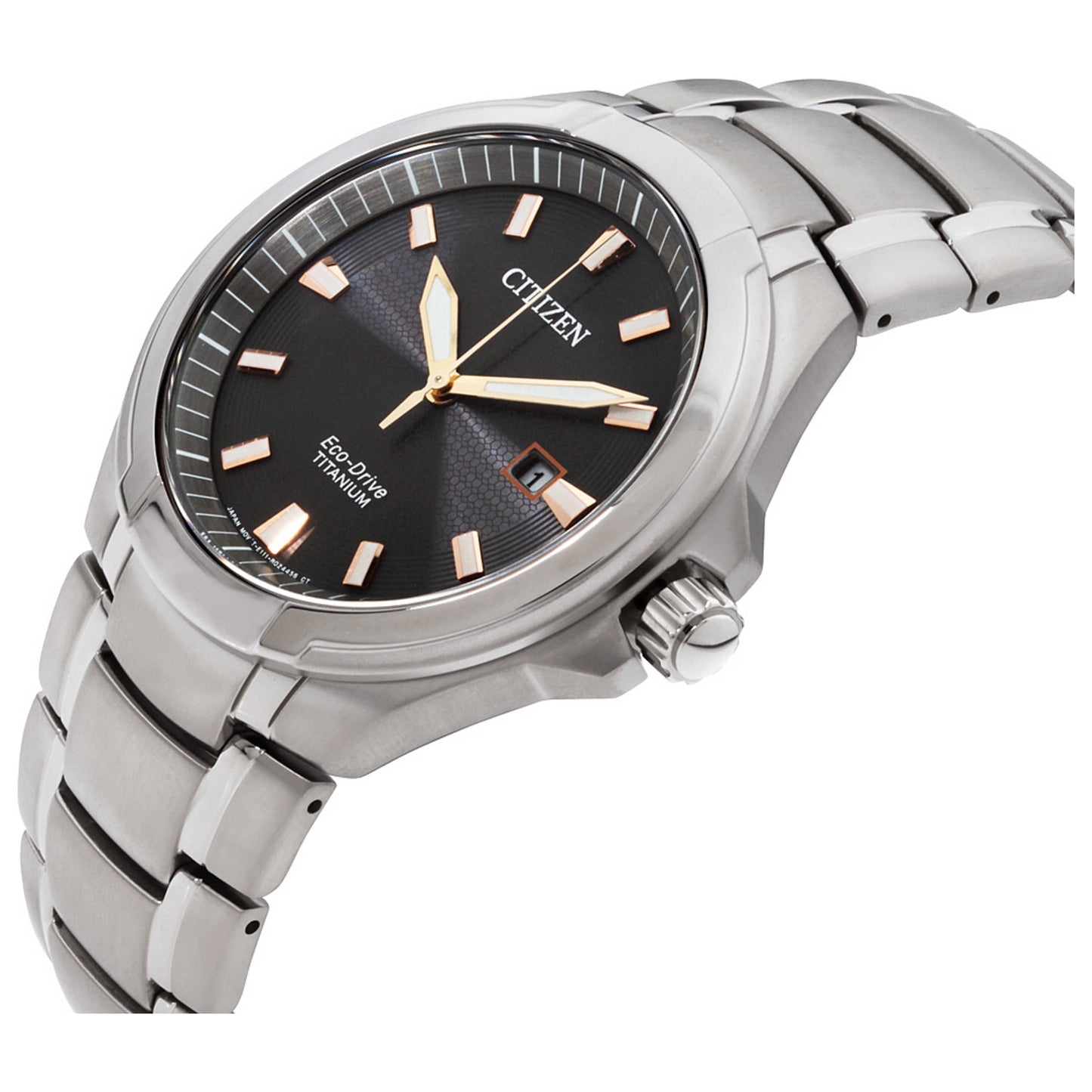 Back view of Citizen PARADIGM Men's Solar Watch BM7431-51H