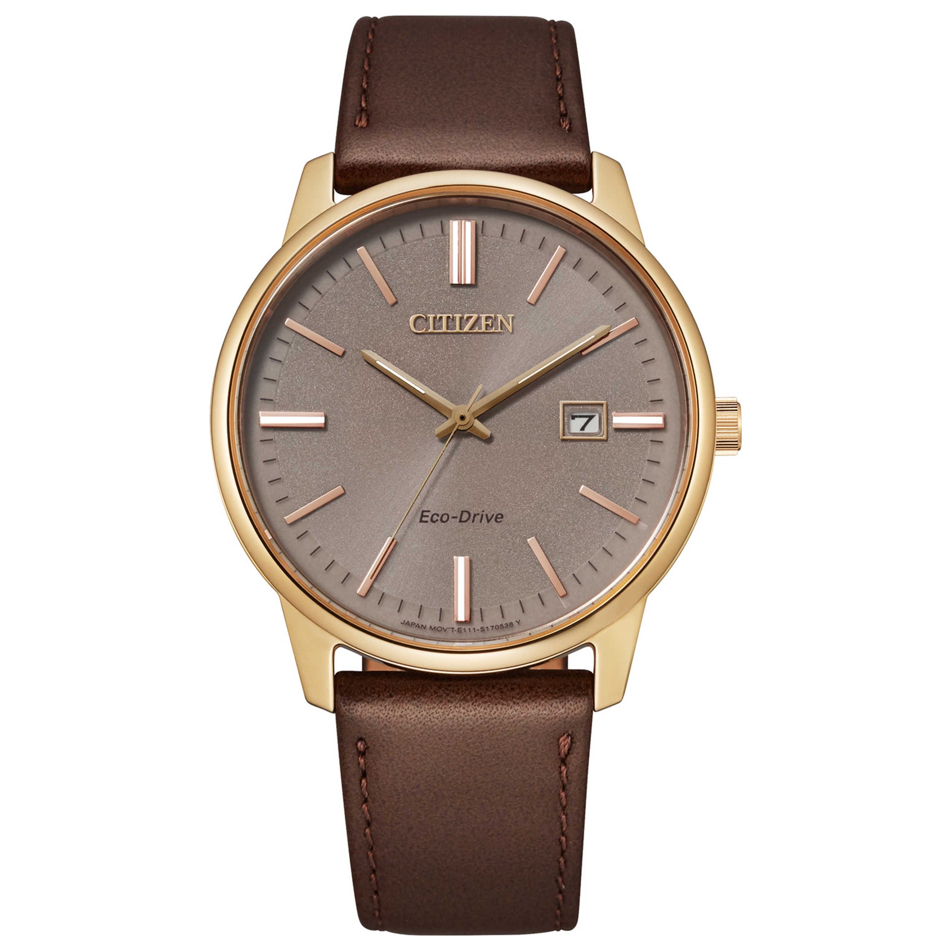 Front view of Citizen Eco-Drive Men's Solar Powered Quartz Eco-Drive Watch BM7593-09X