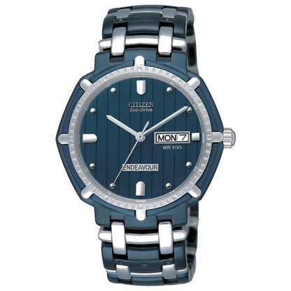 Front view of Citizen J Class Men's Solar Powered Quartz Eco-Drive Watch BM8335-50L