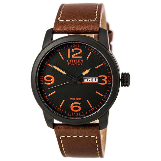 Front view of Citizen Eco-Drive Men's Solar Powered Quartz Eco-Drive Watch BM8475-26E