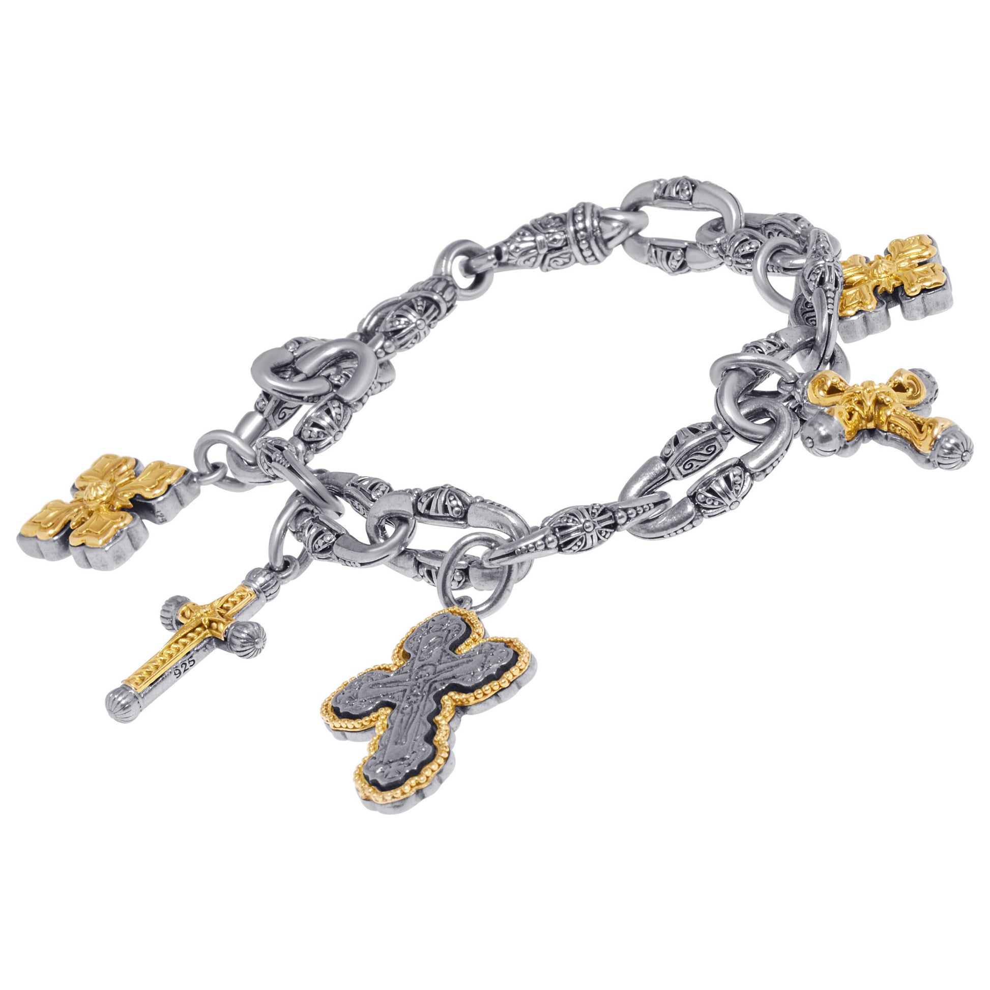 Front view of Konstantino Charm Women's Bracelet BMK4391-130