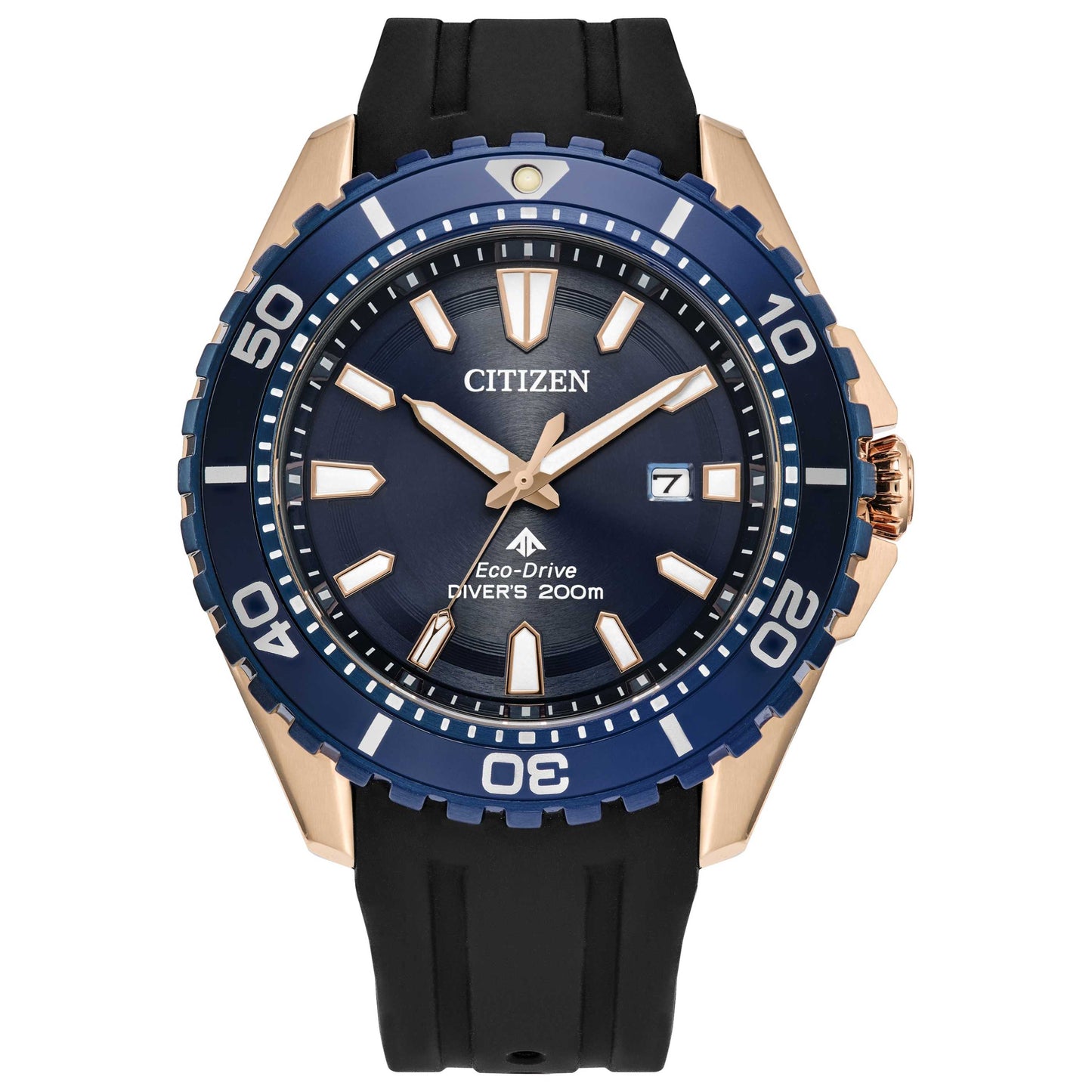 Front view of Citizen Promaster Men's Solar Powered Quartz Eco-Drive Watch BN0196-01L