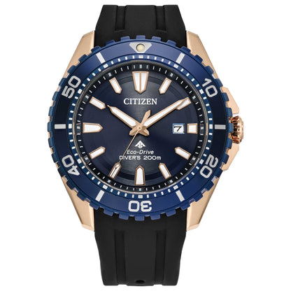 Front view of Citizen Promaster Men's Solar Powered Quartz Eco-Drive Watch BN0196-01L
