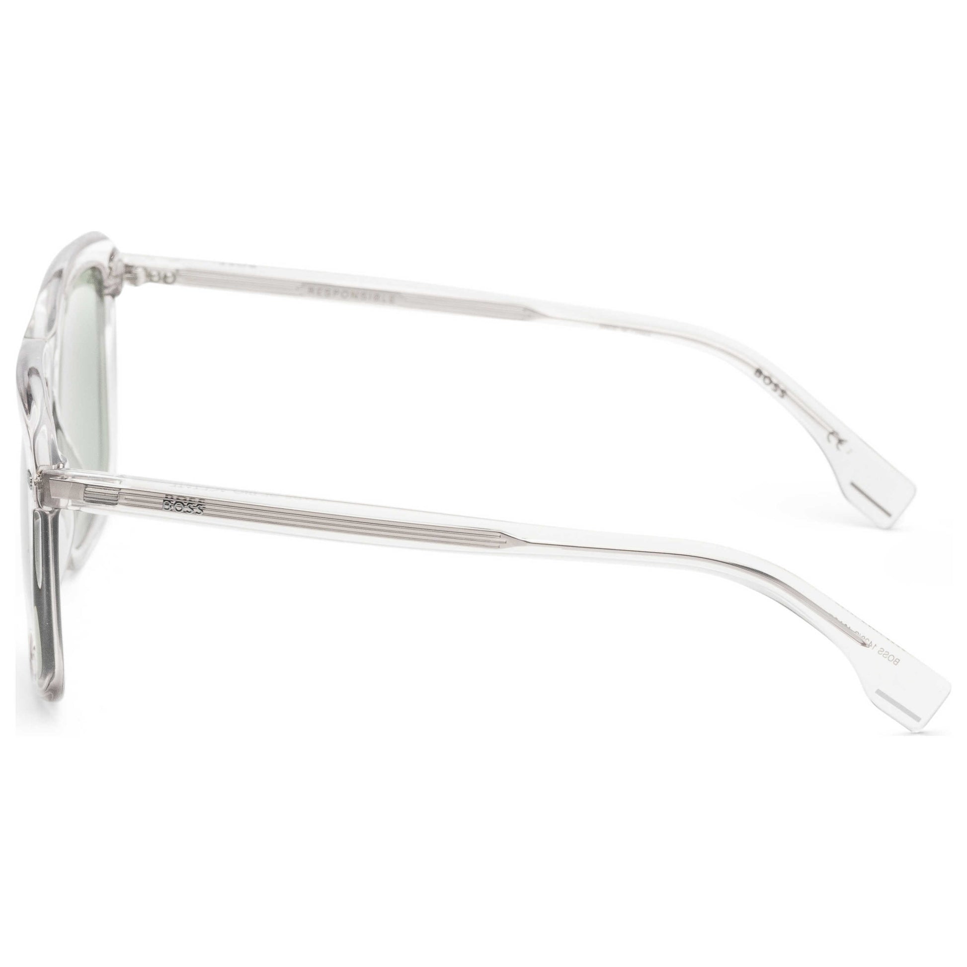 Left view of Hugo Boss Fashion Men's Sunglasses BOSS1420S-010A-QT