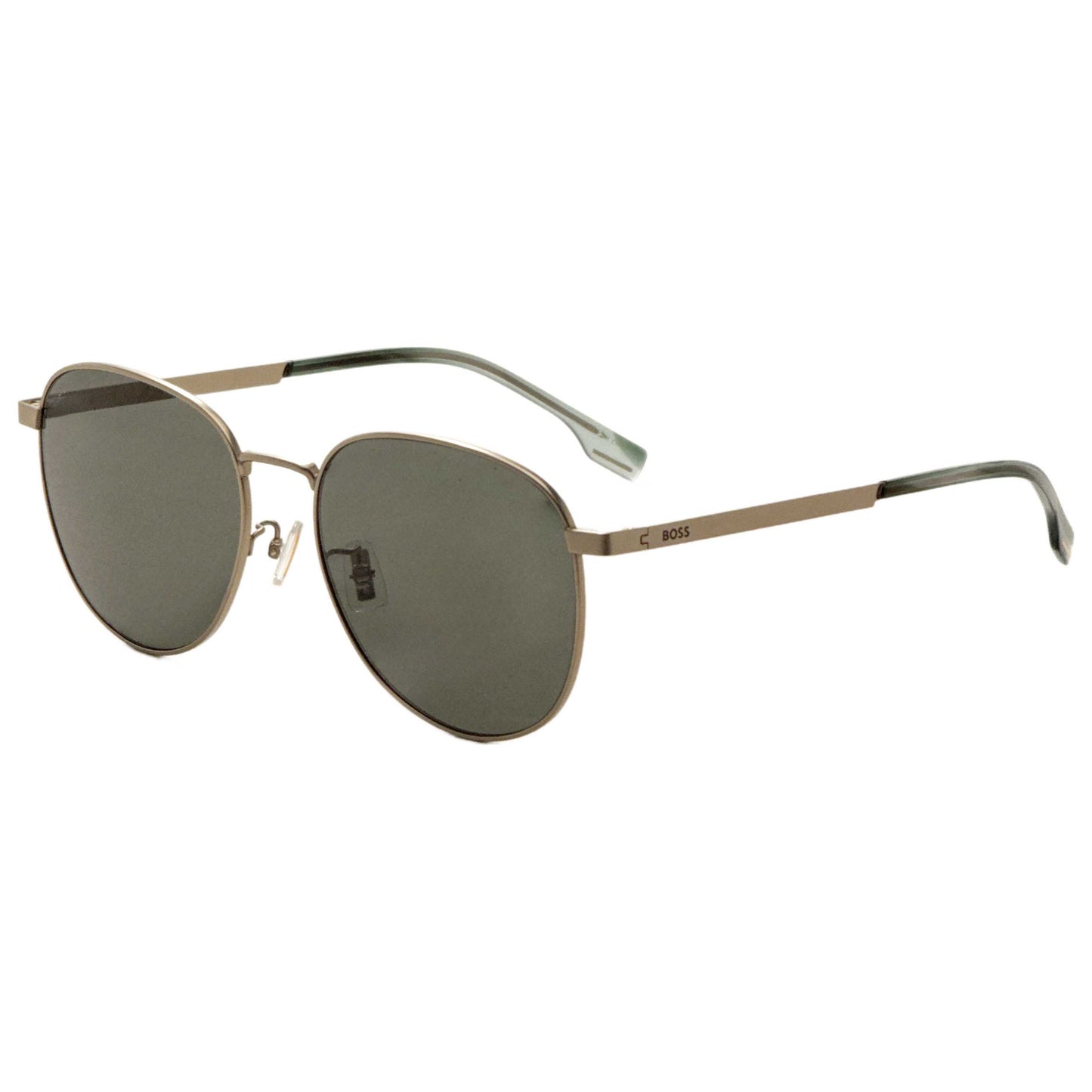 Front view of Hugo Boss Men's Sunglasses BOSS1536-F-S-AOZ-57