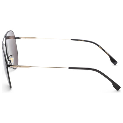 Left view of Hugo Boss Men's Sunglasses BOSS1558-O-F-S-I46-63