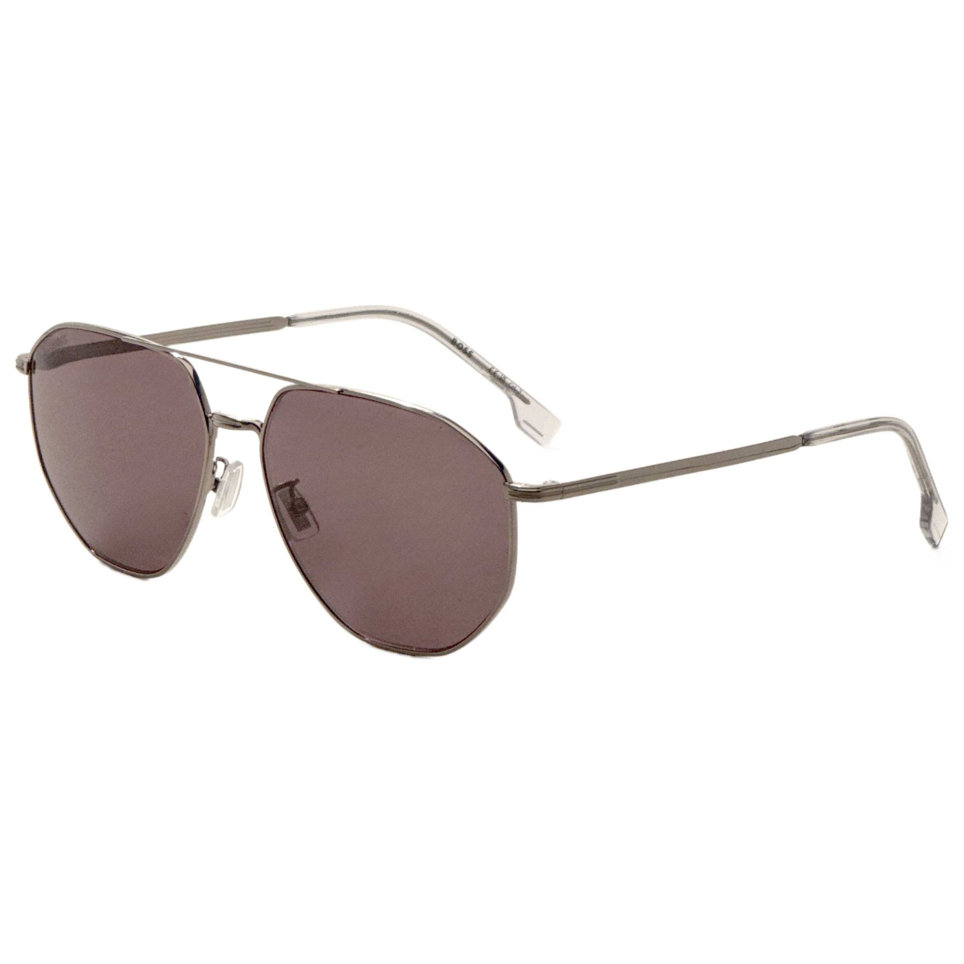 Front view of Hugo Boss Men's Sunglasses BOSS1612-F-SK-6LB-61