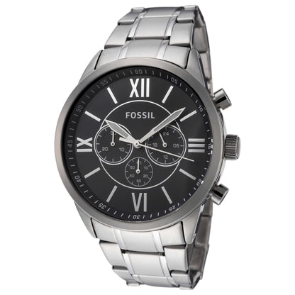Front view of Fossil Flynn Men's Quartz Watch BQ1126IE