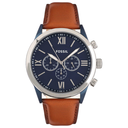 Front view of Fossil Flynn Men's Quartz Watch BQ2152