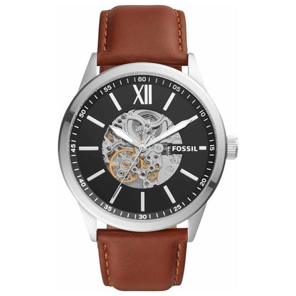 Front view of Fossil Flynn Men's Automatic Watch BQ2386