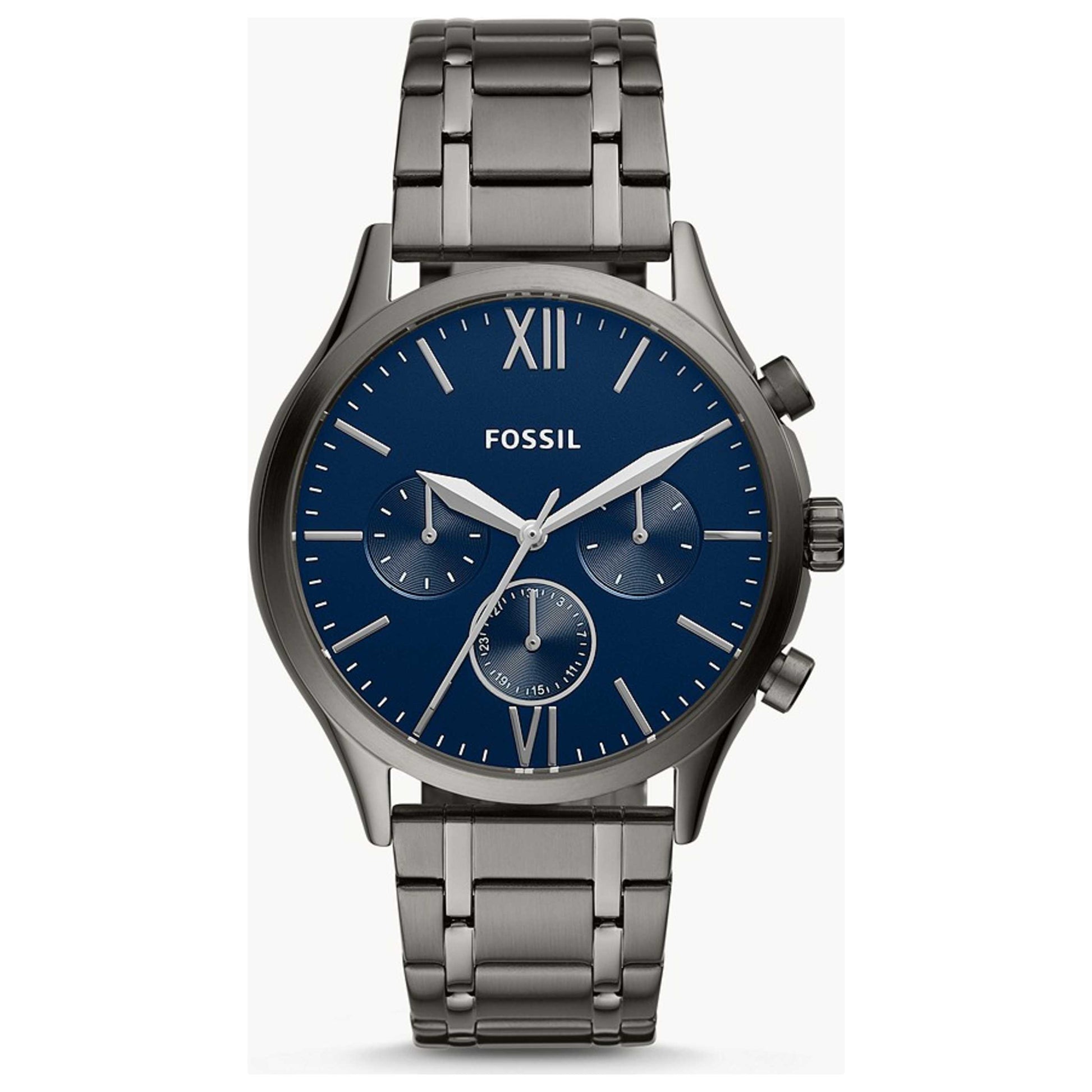 Front view of Fossil Fenmore Men's Quartz Watch BQ2401
