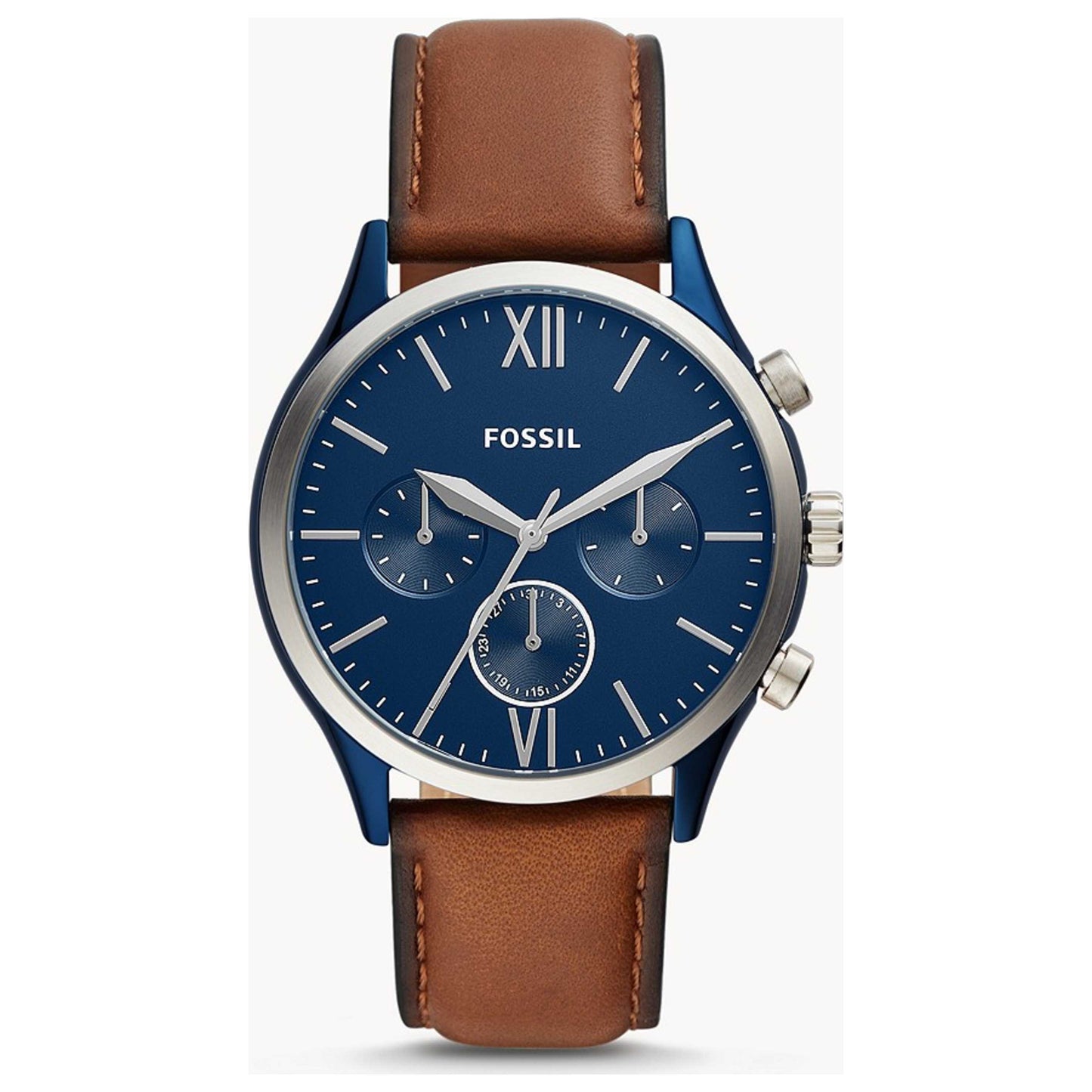 Front view of Fossil Fenmore Men's Quartz Watch BQ2402