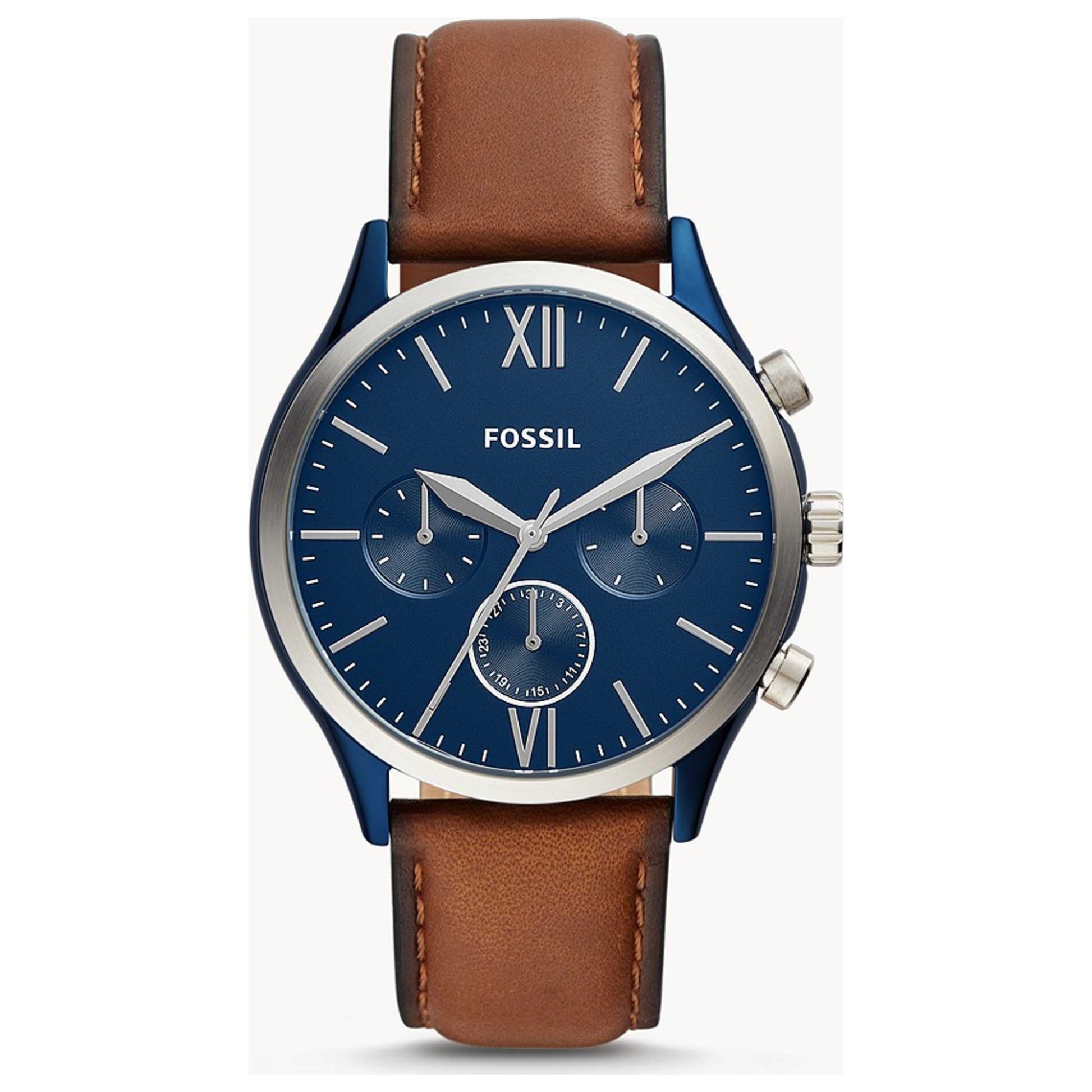 Front view of Fossil Fenmore Men's Quartz Watch BQ2402